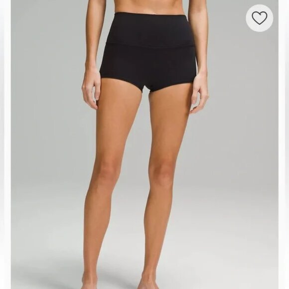 Lululemon Align High-Rise Short 2” Green LW7ARMS Volleyball Biker Shorts B30 - Picture 2 of 6